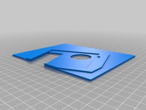 microscope shutter holder parts 3d print model - Mito3D