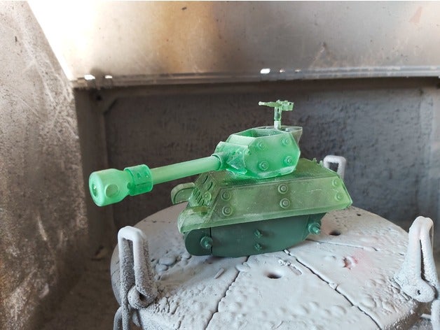 guerre mondiale toon m-10 achille de conversion des véhicules 3D print model - Mito3D
