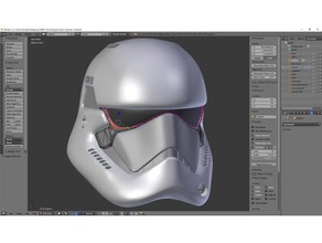 casco de stormtrooper 01 n las esculturas frente batalla starwars star wars 3d print model - Mito3D