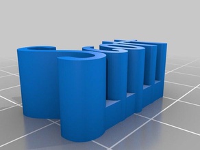 il mio 3d personalizzati targhetta sculture su misura 3d print model - Mito3D