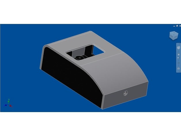display case + pcb electronics desert mount enclosure embedded led holder 3D print model - Mito3D