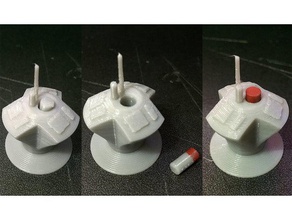 imperial assault - computer terminal pin toy & game accessories console mini objective marker star wars starwars token 3d print model - Mito3D