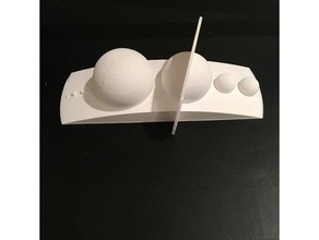solar system model sculptures jcocke23 3d print model - Mito3D