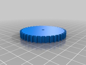 my customized simple pulley gear v5 robotics 3d print model - Mito3D
