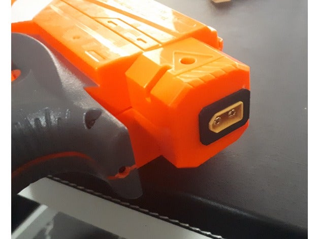 xt60 bezel - nerf stryfe toy & game accessories stock 3D print model - Mito3D