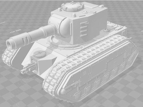 ragnarok mk1 like vehicle - wh40k vehicles 40k warhammer astra militarum imperial guard warhammer40k 40000 3d print model - Mito3D