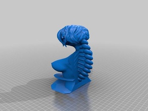 Damen-dna Die 3d-Drucker Kunst dna Spaß Frau 3d print model - Mito3D
