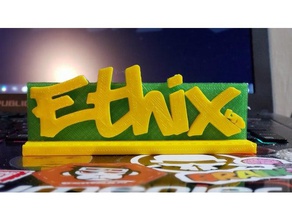 ethix logo segni e loghi acro drone s3 s4 fpv il freestyle konasty kwad limone lime signor steele sputò 3d print model - Mito3D