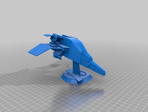 quinjet a arte 3d print model - Mito3D