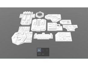 kitbashing detalhe pack vol 1 diy o detalhando kit bash de bashing 3d print model - Mito3D