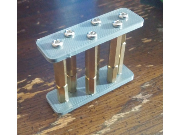 Rucksack meistens Metall Riemenspanner Ersatz-Teile zurück Gürtel Halterung pack strape Spanner 3D print model - Mito3D