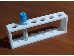 tubo de ensaio apoio ao pequeno porta-ferramentas & caixas chemestry titular laboratório ferramentas suporte 3d print model - Mito3D