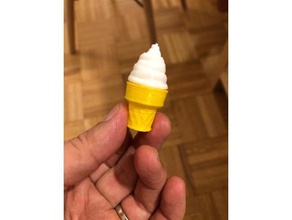 ice cream cone Küche und Esszimmer 3d print model - Mito3D