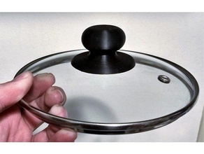 pot lid handle kitchen & dining 3d print model - Mito3D