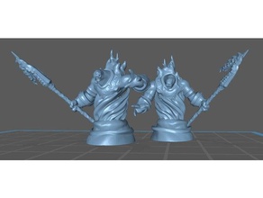 ragnaros flame guards toy & game accessories dnd dungeons dragons mini miniature miniatures monster pathfinder roleplaying rpg tabletop world warcraft wow 3d print model - Mito3D