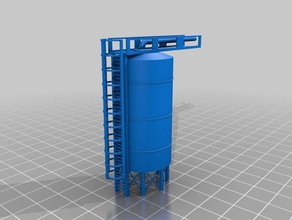 n scale flour tank toys & games model trains nscale 3d print model - Mito3D