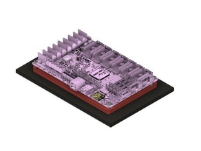 bigtreetech skr pro mks gen 14 adaptador de montagem Impressora 3d acessórios 11 3d print model - Mito3D