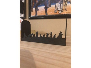 Yüzüklerin Efendisi kitap ayracı dekor 3d print model - Mito3D