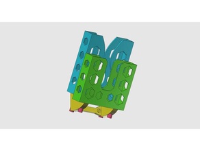 hard disk esterno monte x2 computer hdd stand 3d print model - Mito3D