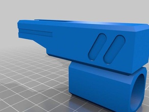 nerf hammershot simple barril juguetes y accesorios de juego 3d print model - Mito3D