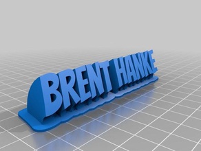 brent hanke office customized 3d print model - Mito3D