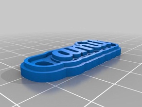 amit keychains customized 3d print model - Mito3D
