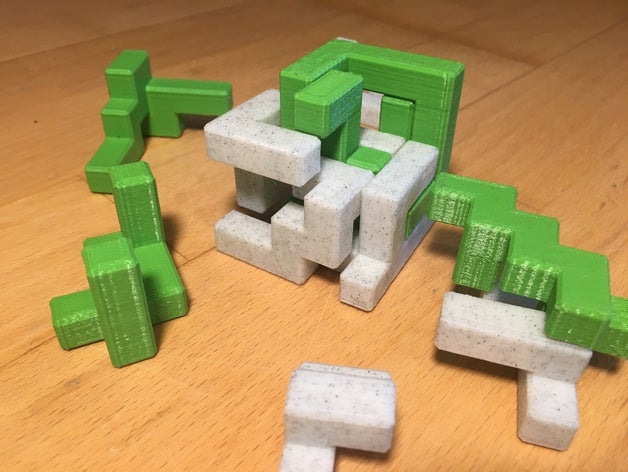 puzzle cube puzzles 3d game 3D print model - Mito3D
