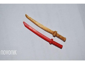 épée ninjadisciple jouets & jeux katana lego compatible ninjago l'épée 3d print model - Mito3D