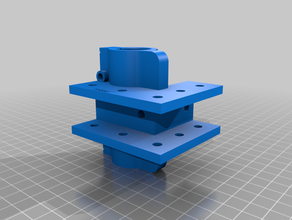 hypercube evolution z axis bearing holder 3d printer parts lm12uu 3d print model - Mito3D