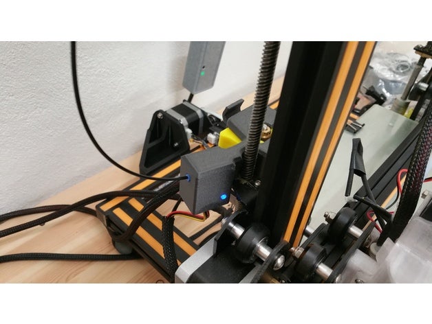 cr-10 cr-10s filament sensor bracket 3d printer parts extruder guide cr10 cr10s creality s4 3D print model - Mito3D