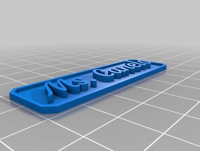 ms canelo signs & logos customized 3d print model - Mito3D