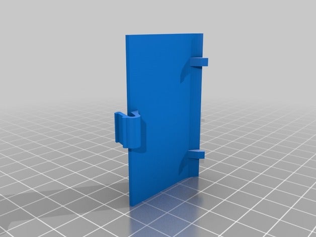 rca relógio despertador rcd30-a porta da bateria peças de substituição 3D print model - Mito3D