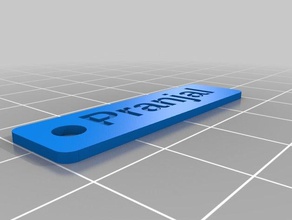 my customized keychain keychains 3d print model - Mito3D