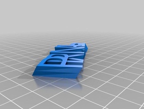 mi personalizados buzolon del anillo de claves llaveros personalizado 3d print model - Mito3D