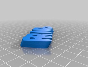 my customized buzolon's key ring keychains 3d print model - Mito3D