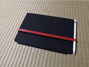 apple pencil holder&stand ipad pro 105 tablet holder smart keyboard 3d print model - Mito3D