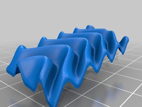 surf extrusion linéaire des surfaces 3d openscad 3d print model - Mito3D
