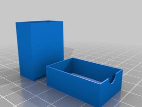 my customized fully parametric matchbox containers 3d print model - Mito3D