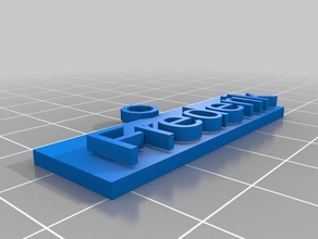 frederik Schlüsselanhänger kundengebundene 3d print model - Mito3D