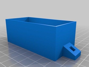simple drawer system 240mm x 190mm organization cabinet easy print garage mini drawers organizer small parts storage 3d print model - Mito3D