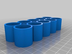 5x2 sıvı şişe organizasyon özelleştirilmiş 3d print model - Mito3D