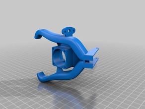 chimera 40mm blower bltouch 3d printer parts fan e3d fanduct duct 3d print model - Mito3D