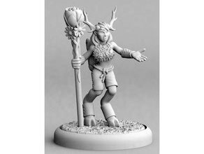 fae tiefling druid toy & game accessories dnd dungeons dragons figure gaming miniature miniatures tabletop wargaming 3d print model - Mito3D