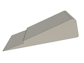 razorblade holder- 2 angle 3d printer accessories 3d print model - Mito3D