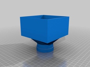 entonnoir ventilateur d'aération Imprimante 3d accessoires l'aération la boîte 3d print model - Mito3D