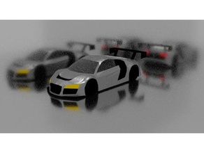 audi r8 lms hazır hale gelin araç araba yarış arabası spor 3d print model - Mito3D