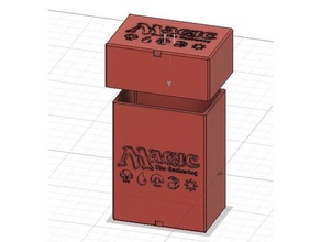 mtg card box toy & game accessories magic gathering 3d print model - Mito3D