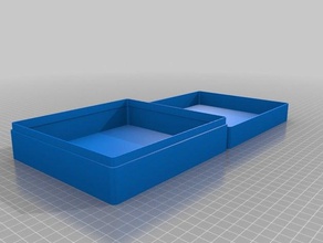 160 170 30 de caixa recipientes personalizado 3d print model - Mito3D
