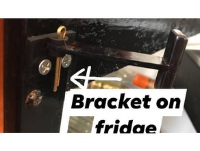 norcold fridge latch piece kitchen & dining bracket 3d print model - Mito3D