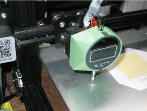cr10 indicador digital de el monte Impresora 3d accesorios La impresión en cama nivelación dial línea montaje openscad scad 3d print model - Mito3D